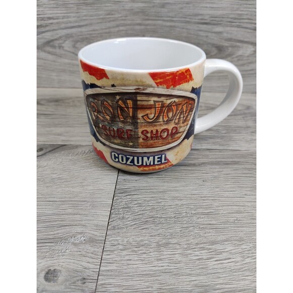 RON JON SURF SHOP Cozumel  CERAMIC 14OZ COFFEE TEA MUG - Picture 1 of 8
